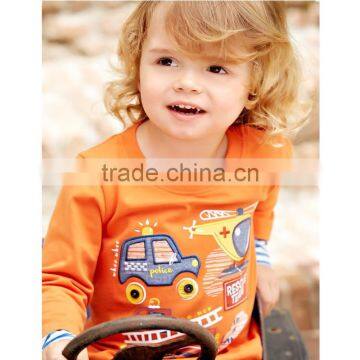 Top quality OEM service knitted kids boys t-shirts set