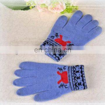 TG-ST212 In Stock!! Adults fashion knitted winter wool touch gloves