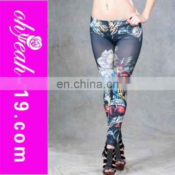 Hot prodcts tight comfortable leggings with ruffles wholesale