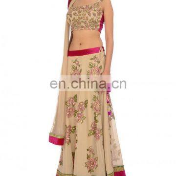 Latest Designer Flower lehenga choli 2016-2017