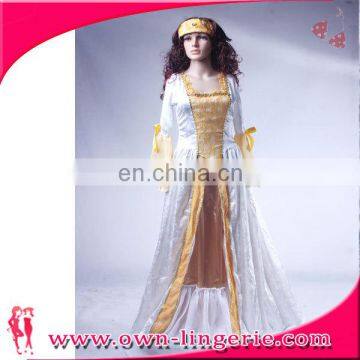 2017 wholesale new halloween costume fancy dress costume ladies medival princess