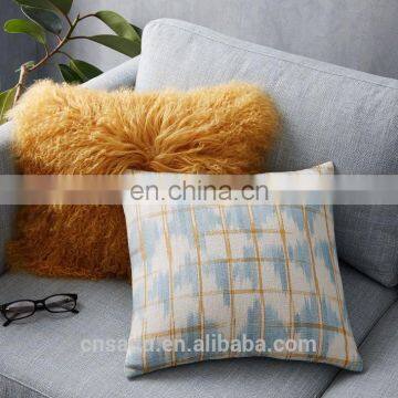 Pillow Decor Mongolian Sheepskin Pillows Soft Curly hairs Tibetan Cushions