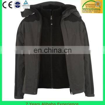 mens military winter jacket, pomotional jacket with fleece removable, windproof jacket(7 years alibaba experience)