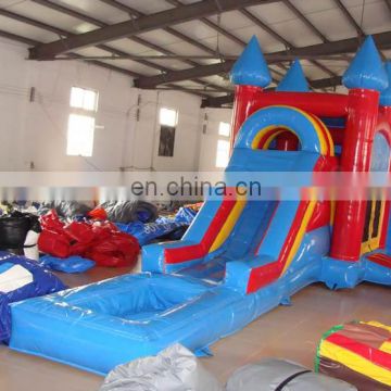 QIQI Inflatable Air Trampolin with Pool