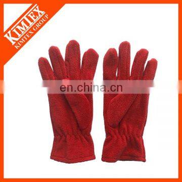 Cheap customized polyester fleece gloves for winter