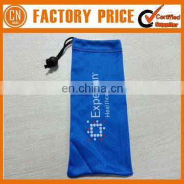 Customized Logo OEM Designed Microfiber Sunglasses Pouch