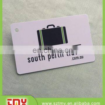 Hot sale different shapes custom plastic pvc luggage tag