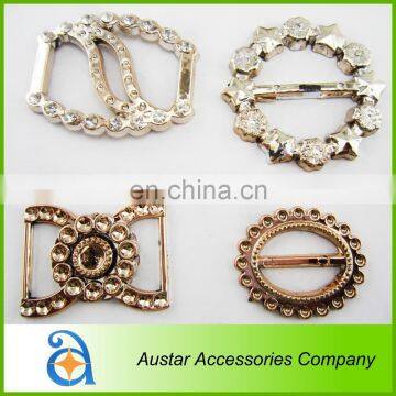 Wholesale diamond plastic buckle for lady shoe