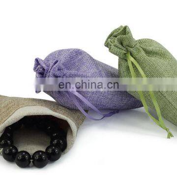 OEM Linen Drawstring Soap Pouch Bag photo-3