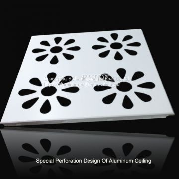 Perforated Pattern Aluminum Clip in Ceiling