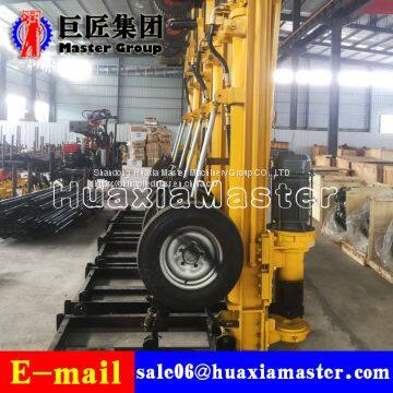 KQZ-180D Wheel Gas-electric Linkage Drill Jack Hammer Dth Drilling Rig for Water Well for Sale photo-2