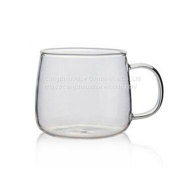 Cheap Fashion Milk High Borosilicate Glass Coffee Cup photo-4