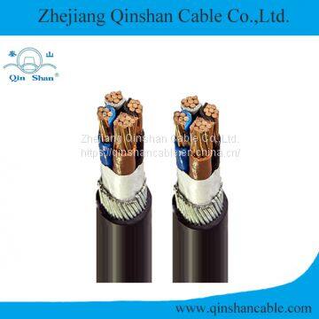 4 Core Copper Conductor PVC Insulated Steel Wire Armoured PVC Sheathed Power Cable