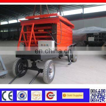 Stationary hydraulic selfpropelled 12m scissor lift platform