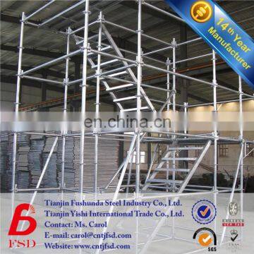 14 Years Factory Galvanized Metal Ringlock Scaffolding Pipe and Types of Scaffolding