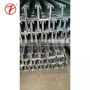 Solar frame structural c type channel steel solar powered support