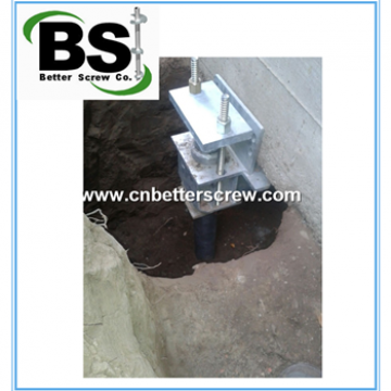 Foundation Repair Using Steel Push Piers System