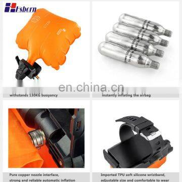 Unique Design Fast Inflation Airbag Anti Drowning Lifesaving Wristband Self Rescue Bracelet