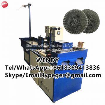 0.7mm wire mesh scourer combine making machine