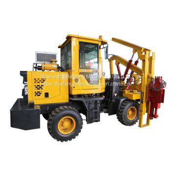 Highway Road Guardrail Hydraulic Pile Driver photo-5
