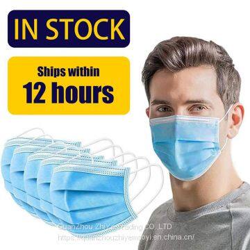 Disposable Mask, 3-Layer Masks, Breathable Disposable Earloop Mouth Face Mask, Comfortable Mask