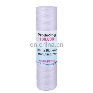 10 Inch Cotton Water Filter PP Sediment String Poly Spun Water Filter