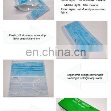 Face Masker With 3 Layer Filter PPE Disposable Medical Mask Wholesale photo-4
