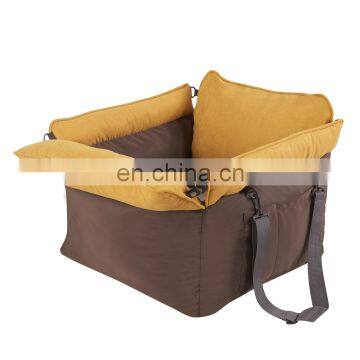 Pet Car Seat Bed Luxury Dog Travel Bed With Handle Soft Dog Boster Car Seat Indoor Pet Sofa photo-5