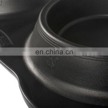 New Flexible and Easy to Clean Silicone Waterproof Non-slip Pet Dog Cat Feeding Tray Bowl Mat For Cat Dog New Flexible and Easy photo-3