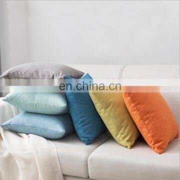 Comfort Customizable Linen Home Office Christmas Decor Sofa Bed Backrest Cushion Throw Pillow Cover photo-2