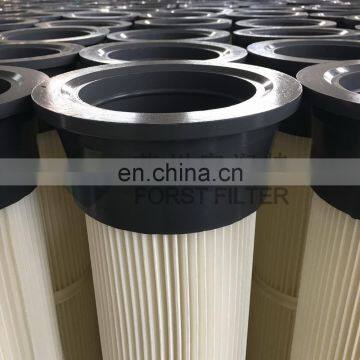 Suzhou Forst Pleated Cylindrical Air Filter Cartridge Dust Filter photo-3
