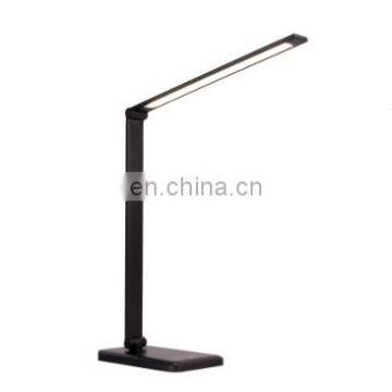 High Quality Dimmable 5v Folding Touch Eye-protection Desk Lamp Wireless Charging Led Lamp With USB Port photo-2
