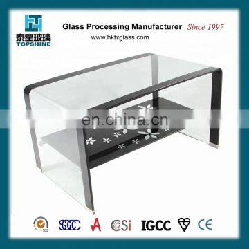 Tempered Hot Bending Furniture Glass