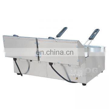 Fast Food Machines Double Tank Electric Fryer Machine Potato Chips Making Machine Stainless Steel Deep Fryer For Sale photo-5
