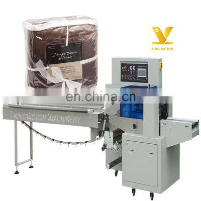 Factory price blanket flexible pillow type packaging machine automatic designed