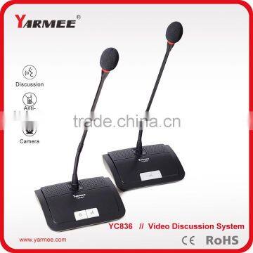 YARMEE YC836 table stand microphone conference room audio video conferencing system