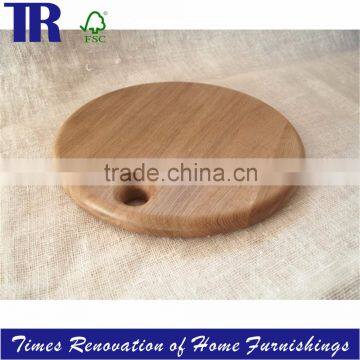 Solid OAK Cutting Board, Round Cutting board, Wood Pizza Tray