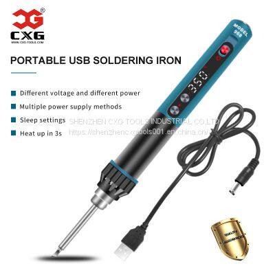 CXG 968 230W multi-purpose Portable USB soldering iron multiple power sleep settings multi-features fast heating