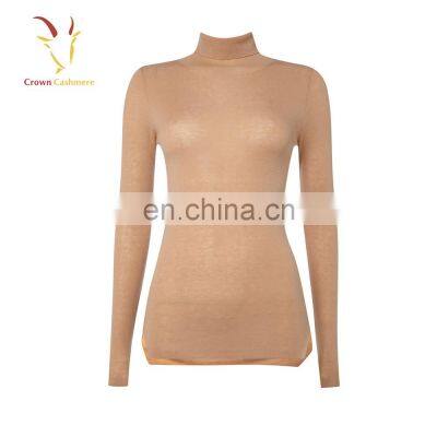 Women Korean Fashion Turtle Neck Top Pullover Sweater