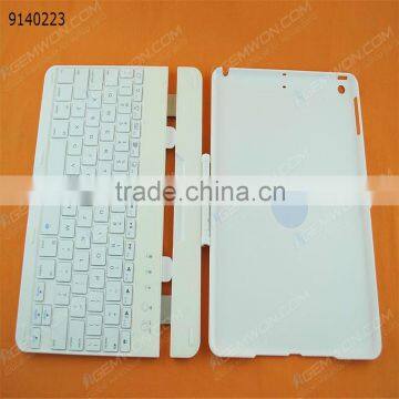 Bluetooth Keyboard for IPad Air,White ABS Plastic 360 Degree Rotating Cover With Removable Keyboard photo-2
