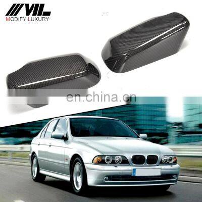 Replacement Carbon Fiber Side Mirror Cover for BMW 5 Series E39 7 Series E38 96-03