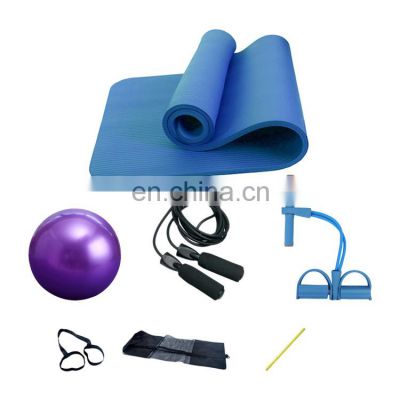 Four-piece Pilates Ball Yoga Mat Rally Jump Rope Fitness Yoga Pilates Slimming Products