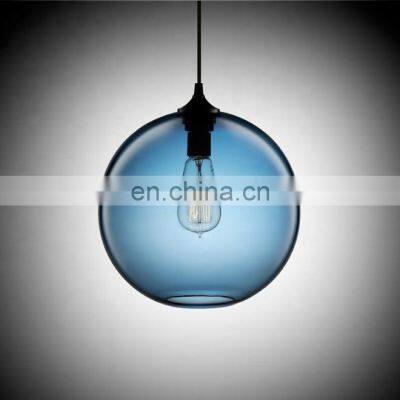 Tonghua Loft Glass Lucky Ball Colorful Pendant Lights Lampshade Dia 25cm Hanging Lamp E27 Anna Love Festival Christmas