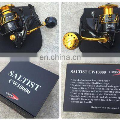 Amazon 9+1 шариковый подшипник, полностью металлический, максимальное усилие тяги 35 кг, удилище Lurekiller Popper, снаряжение для рыбалки на спиннинг, рыболовный катушка для лодки, катушка для рыбалки на жиг photo-5