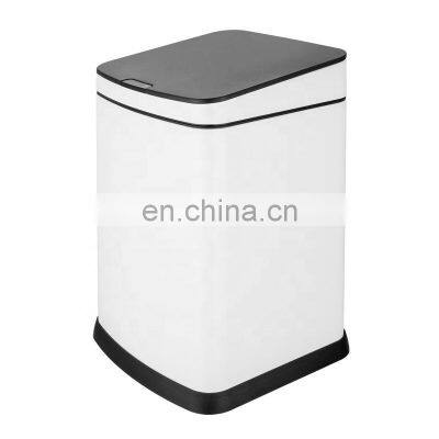 New popular kitchen bathroom living room anti-fingerprint and waterproof intelligent sensing trash can