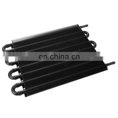Aluminum 8 Pass Tube & Fin 5/6'' Manual Radiator Converter Kit Transmission Oil Cooler 8 Row photo-4