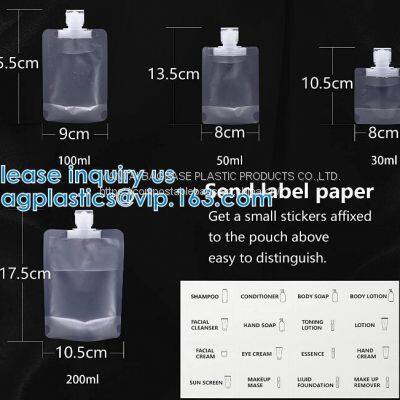 Liquid Sub Bagging, Sanitizer Lotion, Fluid Bottles, Travel Bag, TSA Approved Container Bag, Squeeze Pouch photo-3