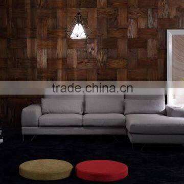 new design adjusted back cusion wooden fram corner fabric sofa