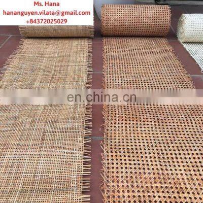 Weave Rattan Cane Webbing used for home decor, chairs, table, cabinet rattan cane webbing roll Ms Rosie :+84 974 399 971 (WS)