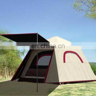 Customized 4-10 person big size shelter outdoor family automatic camping tent